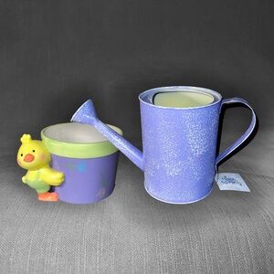 Purple Easter Planter & Watering Can